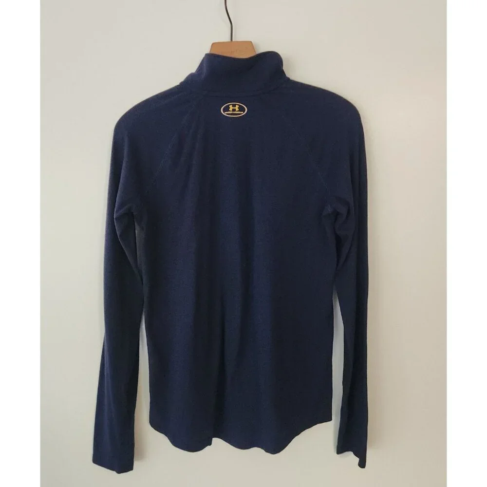 Under Armour US Naval Academy Midshipmen 1/4 Zip Pullover Navy Blue Youth‎ XL